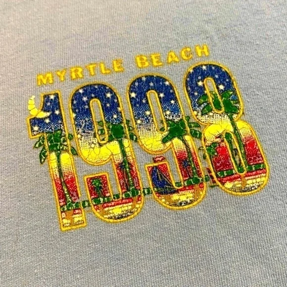 VINTAGE myrtle beach graphic tee - Picture 1 of 4